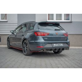 Диффузор заднего бампера на Seat Leon III Cupra ST